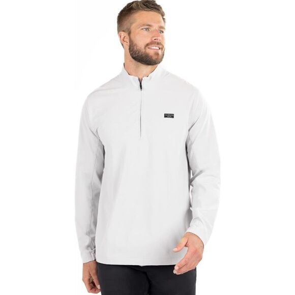 Travis Mathew Other - Travis Mathew Stopover 1/4 Zip Pullover Lightweight Ripstop Light Gray Size S
